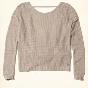 Hollister Twist Open Back Sweater